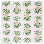 PINEAPPLES CHINTZ Fabric – BLUSH | Schumacher | Wallpaper Tw PINEAPPLES CHINTZ fabric BLUSH color by Schumacher