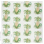 PINEAPPLES CHINTZ Fabric – IVORY | Schumacher | Wallpaper Tw PINEAPPLES CHINTZ fabric IVORY color by Schumacher