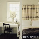 PLAINS STRIPE CASEMENT Fabric – GRAPHITE | Schumacher | Wall PLAINS STRIPE CASEMENT fabric GRAPHITE color by Schumacher