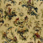 PLAISIRS DE LA CHINE Fabric – DOCUMENT | Schumacher | Wallpa PLAISIRS DE LA CHINE fabric DOCUMENT color by Schumacher