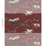 POINTERS Fabric – BURGUNDY | Schumacher | Wallpaper Twins POINTERS fabric BURGUNDY color by Schumacher