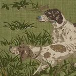 POINTERS Fabric – MEADOW | Schumacher | Wallpaper Twins POINTERS fabric MEADOW color by Schumacher