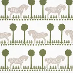 POLKA DOT PONY Fabric – OLIVE | Schumacher | Wallpaper Twins POLKA DOT PONY fabric OLIVE color by Schumacher