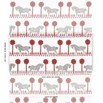 POLKA DOT PONY Fabric – RED | Schumacher | Wallpaper Twins POLKA DOT PONY fabric RED color by Schumacher