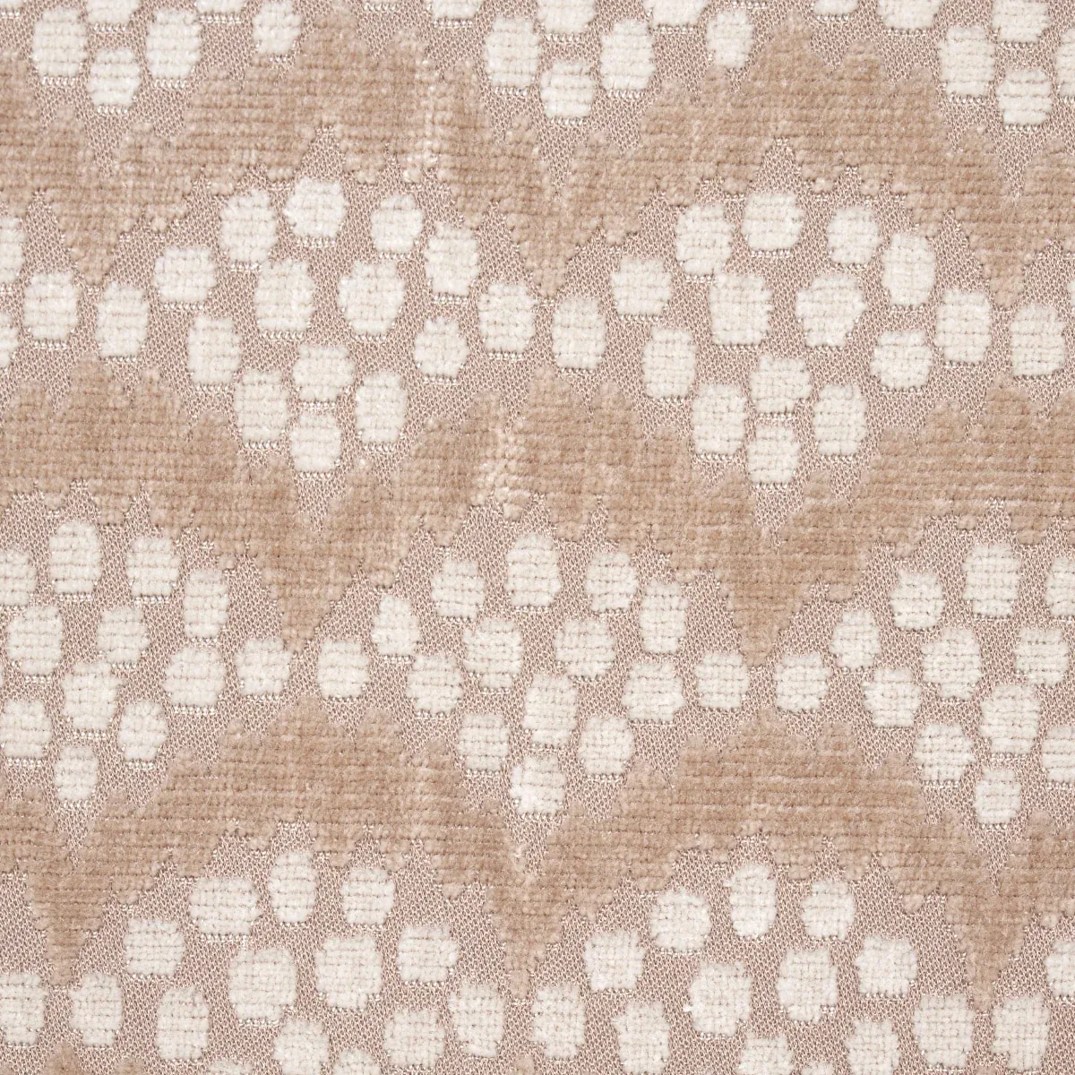 POLLEN CUT VELVET Fabric – SOFT CLAY | Schumacher | Wallpape POLLEN CUT VELVET fabric SOFT CLAY color by Schumacher