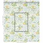 POMEGRANATE BOTANICAL Fabric – CITRON | Schumacher | Wallpap POMEGRANATE BOTANICAL fabric CITRON color by Schumacher