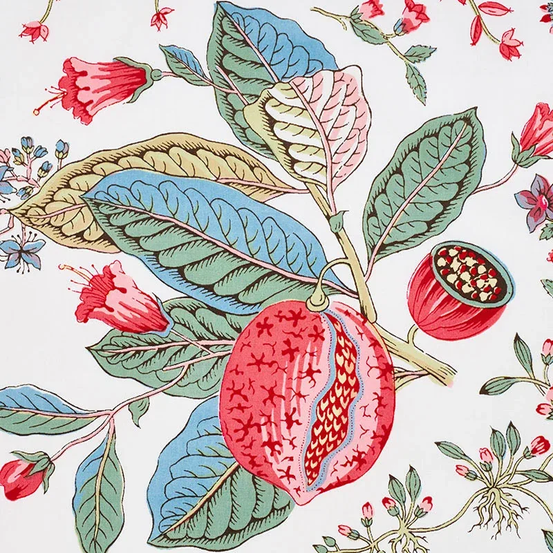 POMEGRANATE BOTANICAL Fabric – DOCUMENT | Schumacher | Wallp POMEGRANATE BOTANICAL fabric DOCUMENT color by Schumacher