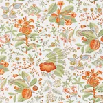 POMEGRANATE BOTANICAL Fabric – ORANGE | Schumacher | Wallpap POMEGRANATE BOTANICAL fabric ORANGE color by Schumacher
