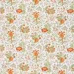 POMEGRANATE BOTANICAL Fabric – ORANGE | Schumacher | Wallpap POMEGRANATE BOTANICAL fabric ORANGE color by Schumacher