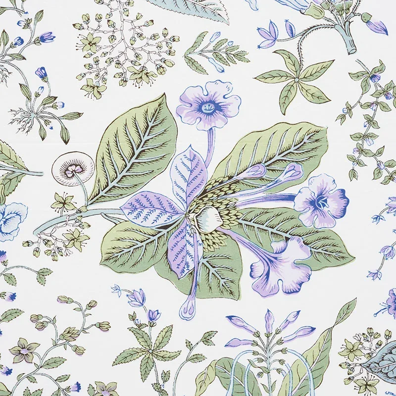 POMEGRANATE BOTANICAL Fabric – PURPLE | Schumacher | Wallpap POMEGRANATE BOTANICAL fabric PURPLE color by Schumacher