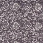 POMEGRANATE PRINT fabric AUBERGINE color by Schumacher