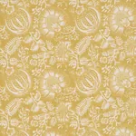 POMEGRANATE PRINT fabric CITRON color by Schumacher