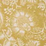 POMEGRANATE PRINT fabric CITRON color by Schumacher