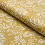 POMEGRANATE PRINT fabric CITRON color by Schumacher
