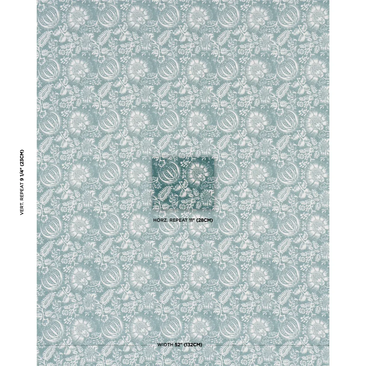 POMEGRANATE PRINT Fabric – PEACOCK | Schumacher | Wallpaper POMEGRANATE PRINT fabric PEACOCK color by Schumacher