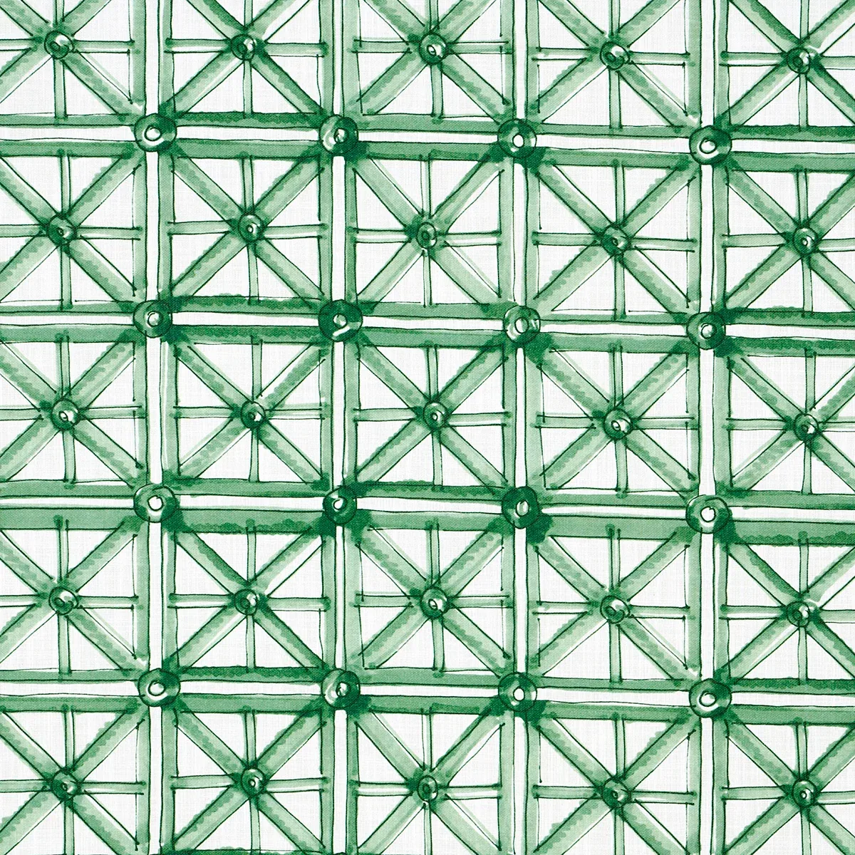 PORTAIL FRANCAIS INDOOR/OUTDOOR fabric EMERALD color by Schumacher
