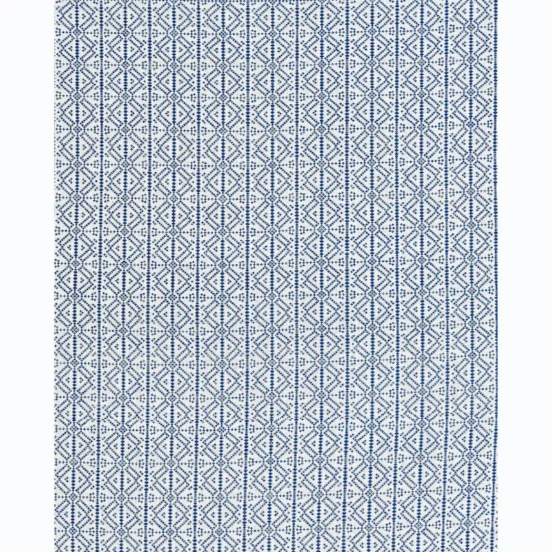POXTE HAND WOVEN fabric NAVY color by Schumacher