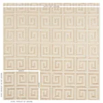 PRADO EMBROIDERY fabric SAFFRON color by Schumacher