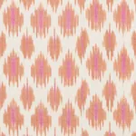 PRESIDIO IKAT fabric ORANGE color by Schumacher