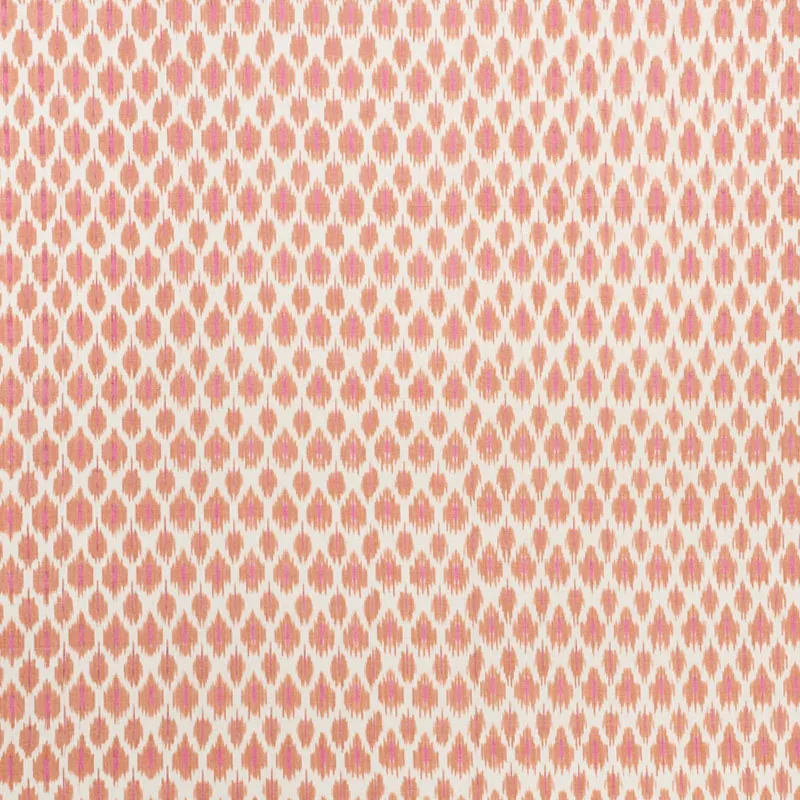 PRESIDIO IKAT fabric ORANGE color by Schumacher