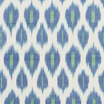 PRESIDIO IKAT fabric PEACOCK color by Schumacher