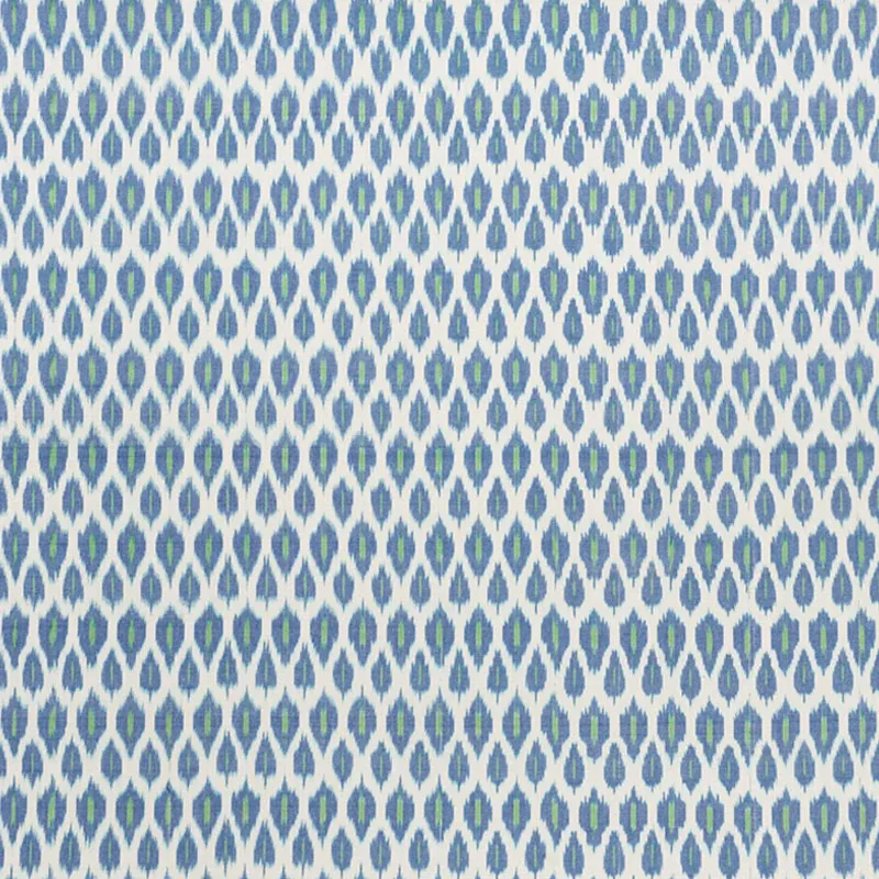 PRESIDIO IKAT fabric PEACOCK color by Schumacher
