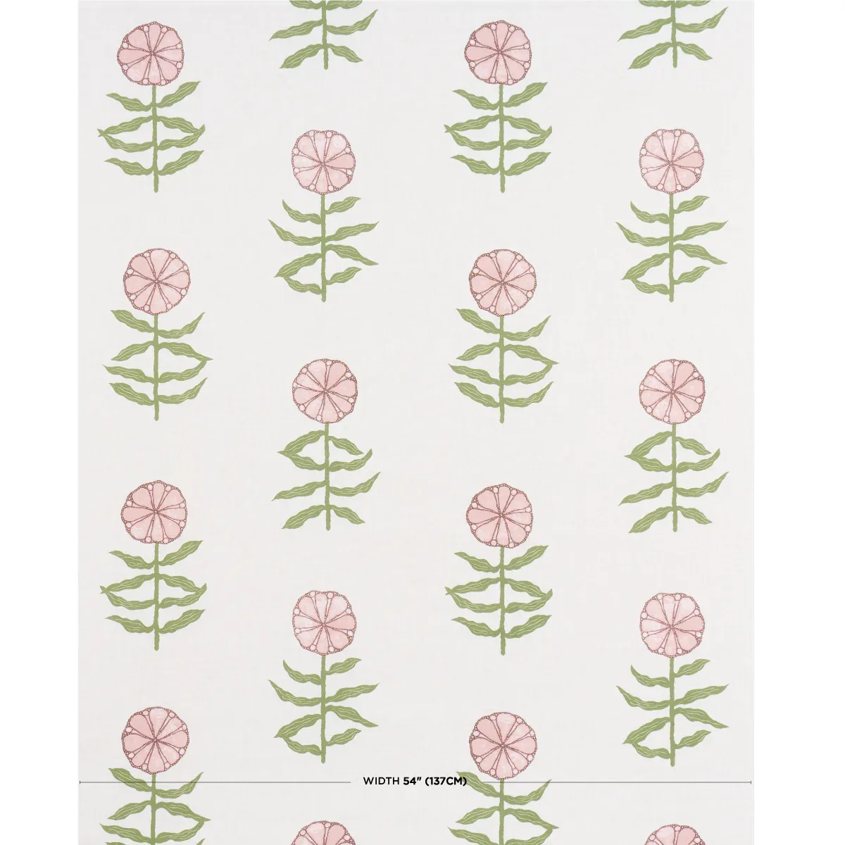PRETTY PETALS Fabric – BLUSH | Schumacher | Wallpaper Twins PRETTY PETALS fabric BLUSH color by Schumacher