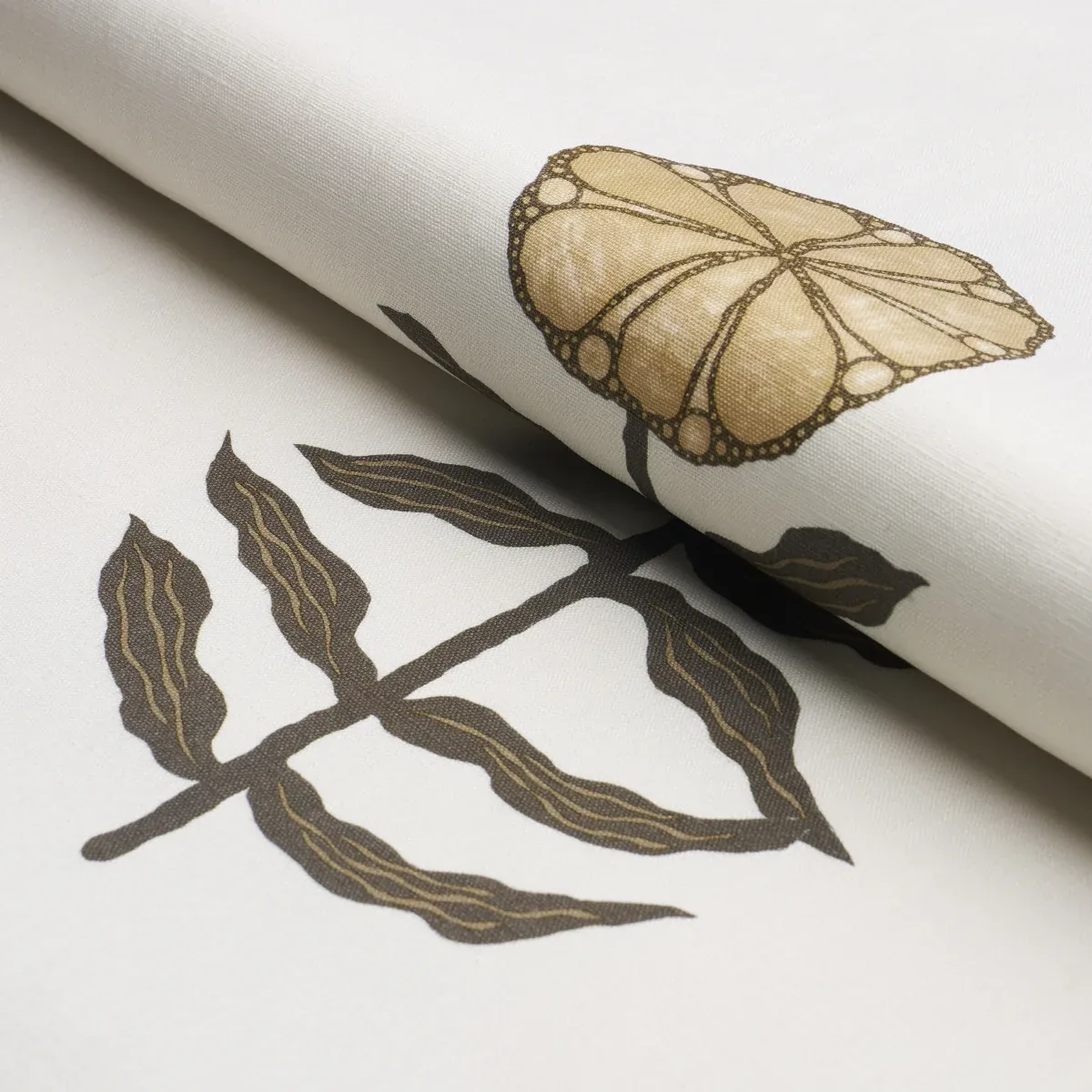 PRETTY PETALS Fabric – NEUTRAL | Schumacher | Wallpaper Twin PRETTY PETALS fabric NEUTRAL color by Schumacher