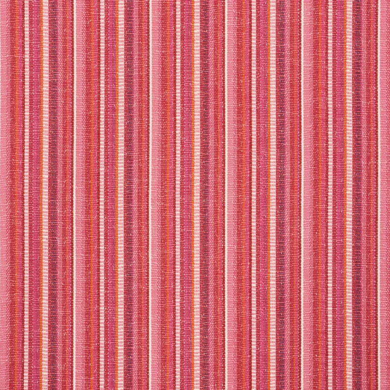 PRIMAVERA STRIPE fabric BERRY color by Schumacher