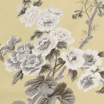 PYNE HOLLYHOCK fabric BUTTERCUP color by Schumacher
