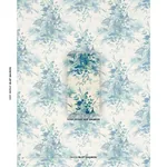 QUAIL MEADOW Fabric – PEACOCK | Schumacher | Wallpaper Twins QUAIL MEADOW fabric PEACOCK color by Schumacher