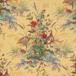 QUAIL MEADOW Fabric – SPRING | Schumacher | Wallpaper Twins QUAIL MEADOW fabric SPRING color by Schumacher