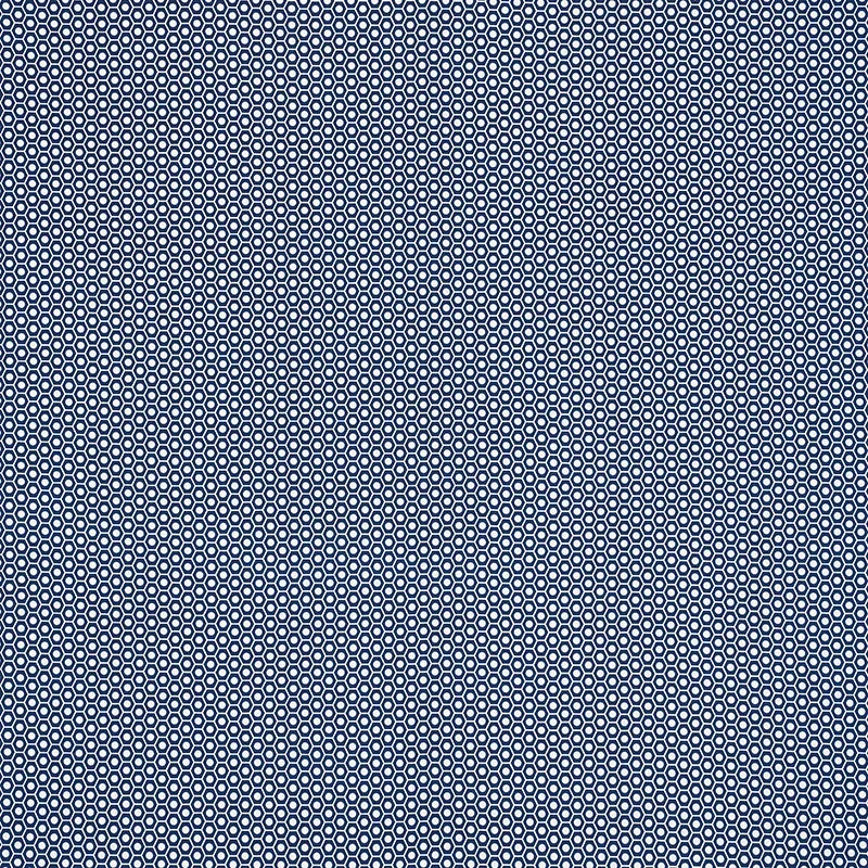 QUEEN B II INDOOR/OUTDOOR fabric NAVY color by Schumacher