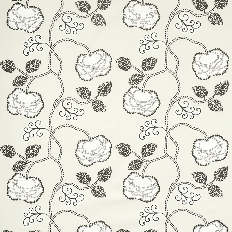 179541 | QUEEN FRUIT CHINTZ – EBONY IVORY
