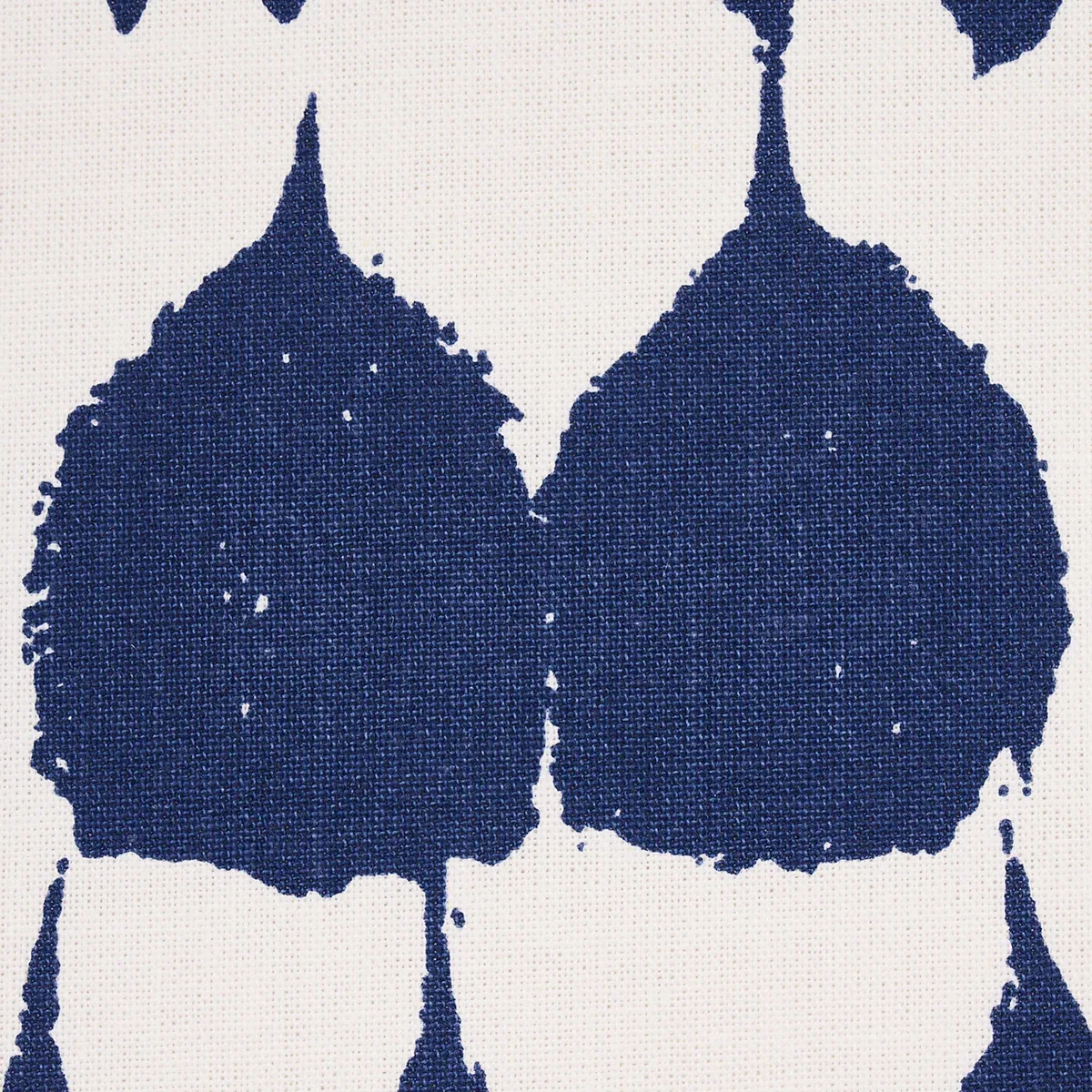 QUEEN OF SPAIN fabric NAVY color by Schumacher