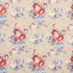 QUEENIES FLORAL CHINTZ Fabric – CHELSEA GARDEN | Schumacher QUEENIES FLORAL CHINTZ fabric CHELSEA GARDEN color by Schumacher