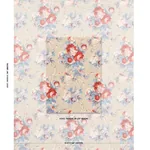 QUEENIES FLORAL CHINTZ Fabric – CHELSEA GARDEN | Schumacher QUEENIES FLORAL CHINTZ fabric CHELSEA GARDEN color by Schumacher