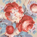 QUEENIES FLORAL CHINTZ Fabric – CHELSEA GARDEN | Schumacher QUEENIES FLORAL CHINTZ fabric CHELSEA GARDEN color by Schumacher