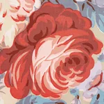 QUEENIES FLORAL CHINTZ Fabric – CHELSEA GARDEN | Schumacher QUEENIES FLORAL CHINTZ fabric CHELSEA GARDEN color by Schumacher