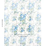 QUEENIES FLORAL CHINTZ Fabric – PORCELAIN | Schumacher | Wal QUEENIES FLORAL CHINTZ fabric PORCELAIN color by Schumacher