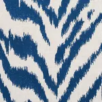 Quincy Embroidery on Linen fabric NAVY color by Schumacher