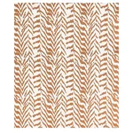 Quincy Embroidery on Linen Fabric – TOAST | Schumacher | Wal Quincy Embroidery on Linen fabric TOAST color by Schumacher