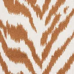 Quincy Embroidery on Linen Fabric – TOAST | Schumacher | Wal Quincy Embroidery on Linen fabric TOAST color by Schumacher