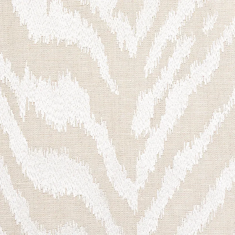Quincy Embroidery on Linen Fabric – WHITE | Schumacher | Wal Quincy Embroidery on Linen fabric WHITE color by Schumacher