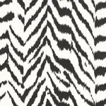 QUINCY HAND PRINT Fabric – BLACK | Schumacher | Wallpaper Tw QUINCY HAND PRINT fabric BLACK color by Schumacher