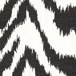 QUINCY HAND PRINT Fabric – BLACK | Schumacher | Wallpaper Tw QUINCY HAND PRINT fabric BLACK color by Schumacher