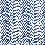QUINCY HAND PRINT fabric BLUE color by Schumacher