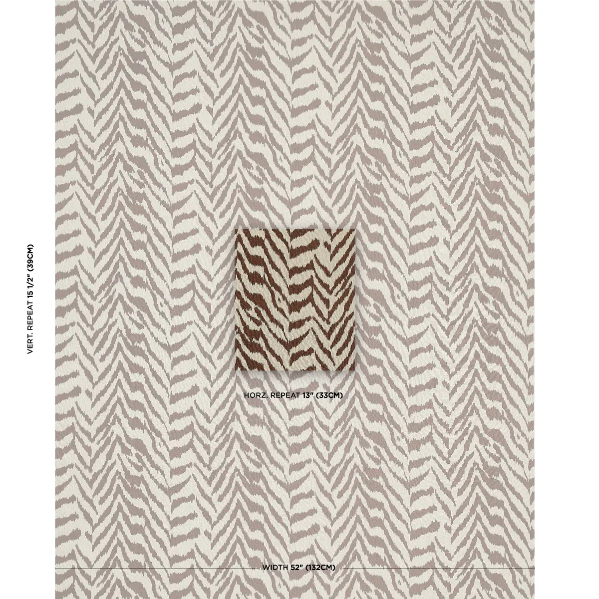 QUINCY HAND PRINT Fabric – SAFARI | Schumacher | Wallpaper T QUINCY HAND PRINT fabric SAFARI color by Schumacher