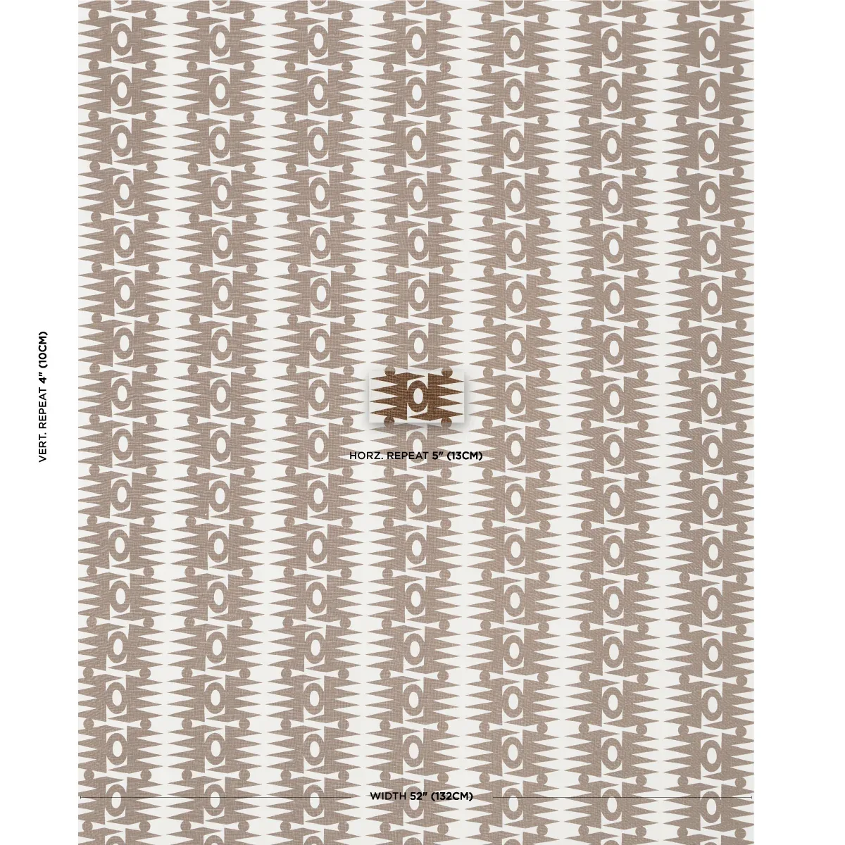 RA fabric BROWN color by Schumacher