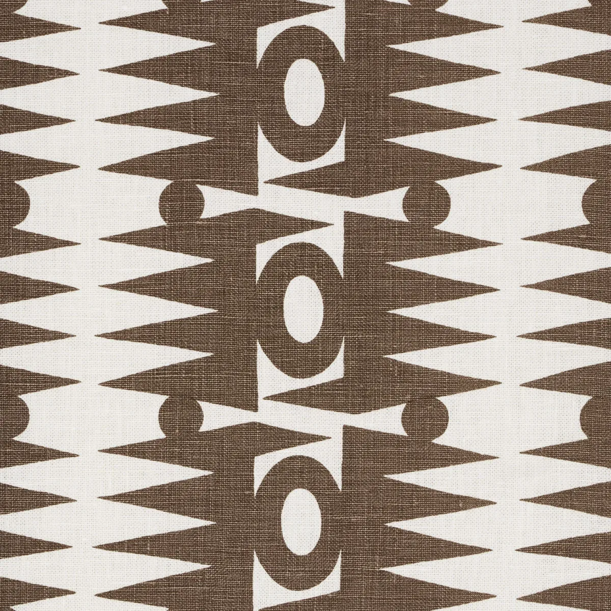 RA fabric BROWN color by Schumacher